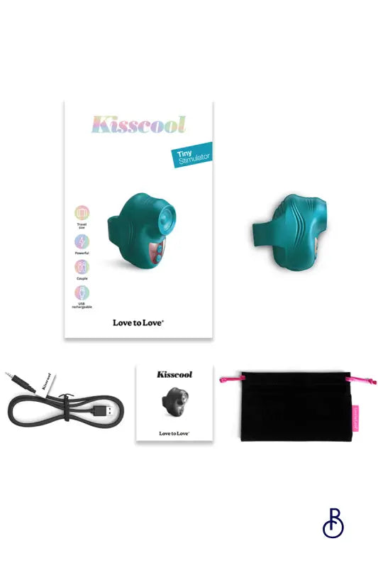Stimulateur clitoridien Kisscool vert - Love to Love
