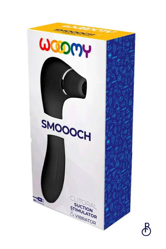 Stimulateur clitoridien Smooch noir - Wooomy - Boudoir