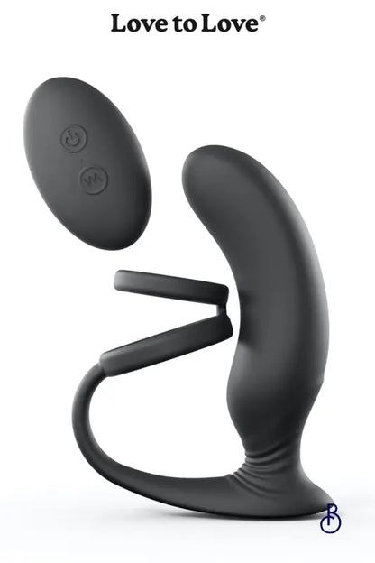 Stimulateur de prostate + cockring Double game - Boudoir