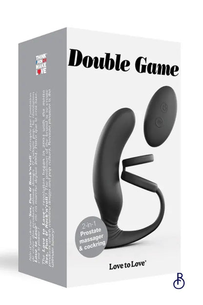 Stimulateur de prostate + cockring Double game - Boudoir