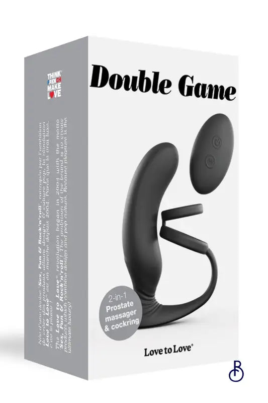 Stimulateur de Prostate et Cockring Double Game - Boudoir