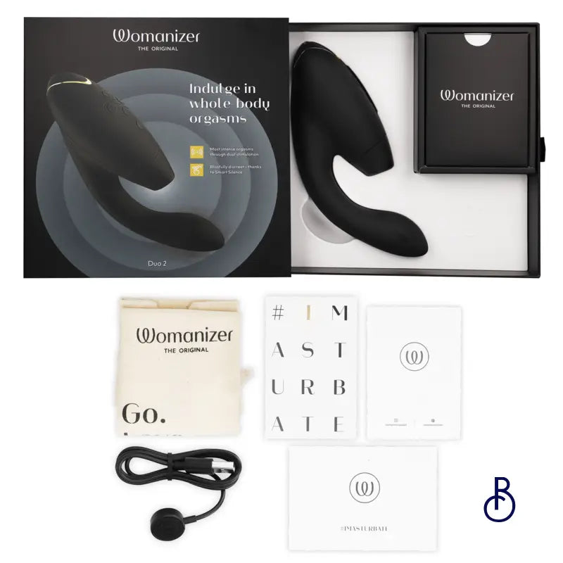 Stimulateur Duo 2 Noir Womanizer - Boudoir Nimois