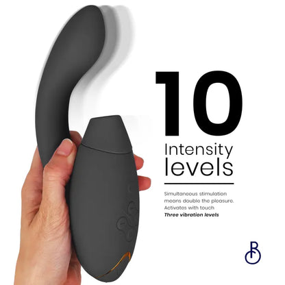 Stimulateur Duo 2 Noir Womanizer - Boudoir Nimois