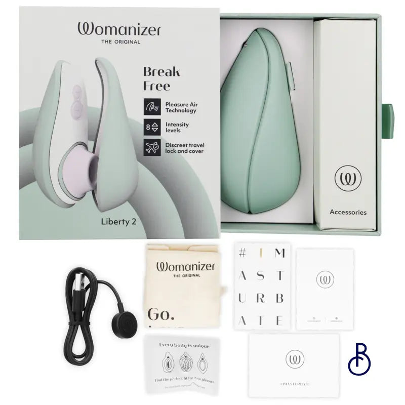 Stimulateur Liberty 2 Womanizer Vert Claire - Boudoir Nimois