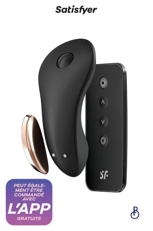 Stimulateur Little Secret noir - Satisfyer - Boudoir Nimois