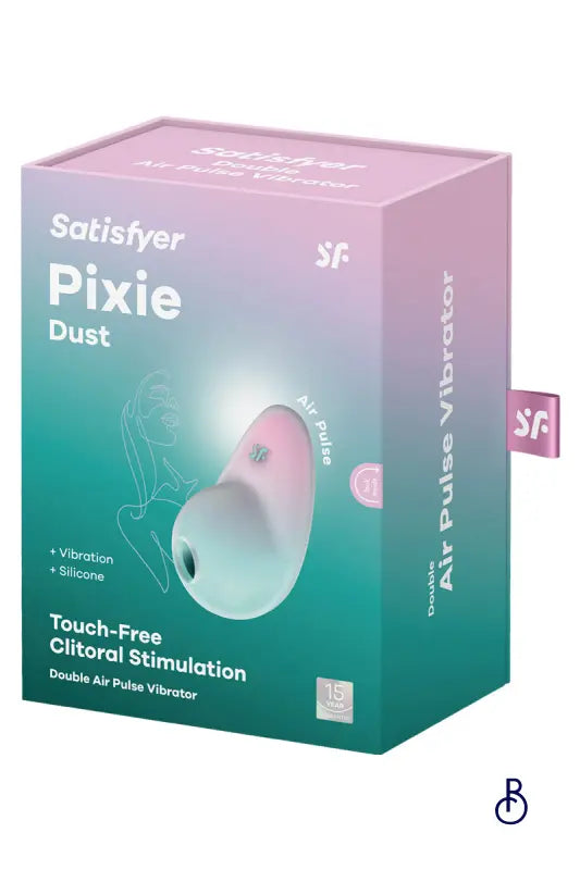 Stimulateur Pixie Dust air pulsé et vibrations - rose