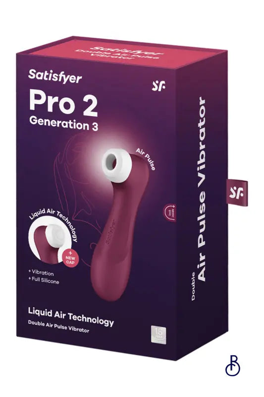 Stimulateur Pro 2 Generation 3 connecté bordeaux - Boudoir