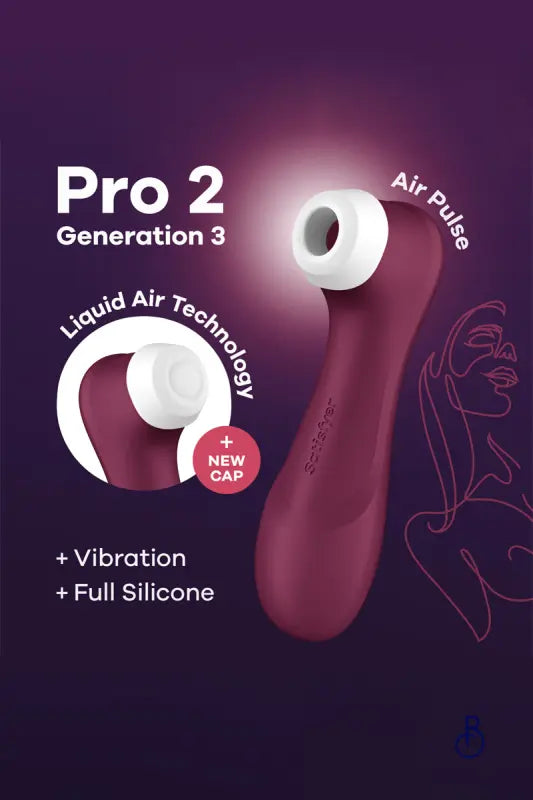 Stimulateur Pro 2 Generation 3 connecté bordeaux - Boudoir