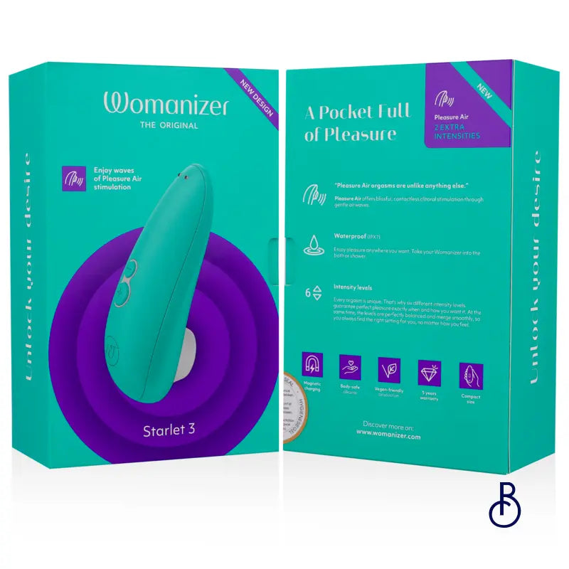 Stimulateur Starlet 3 Turquoise Womanizer - Boudoir Nimois