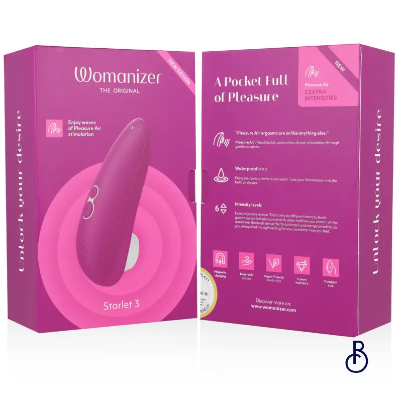 Stimulateur Starlet 3 Violet Womanizer - Boudoir Nimois