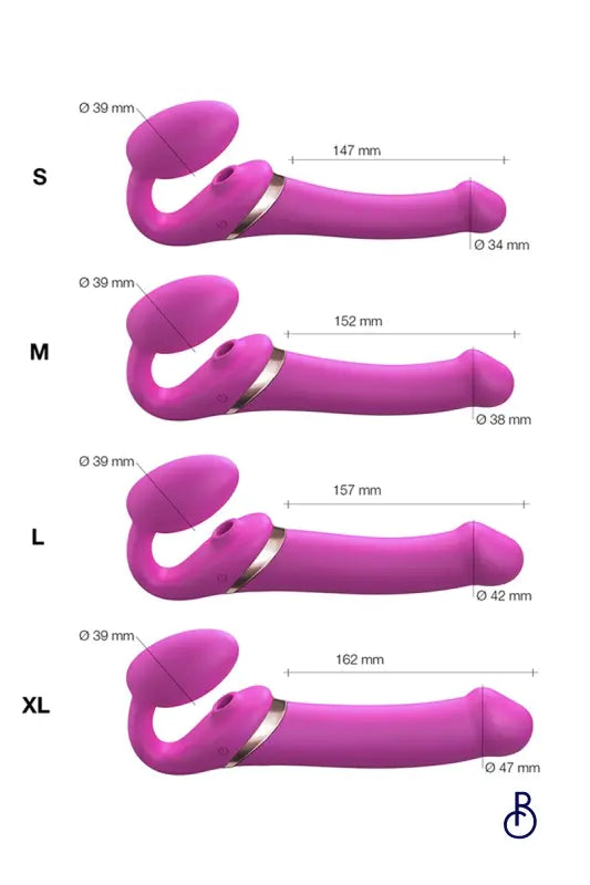 Strap-on-me Multi Orgasm Fuchsia L - Boudoir Nimois