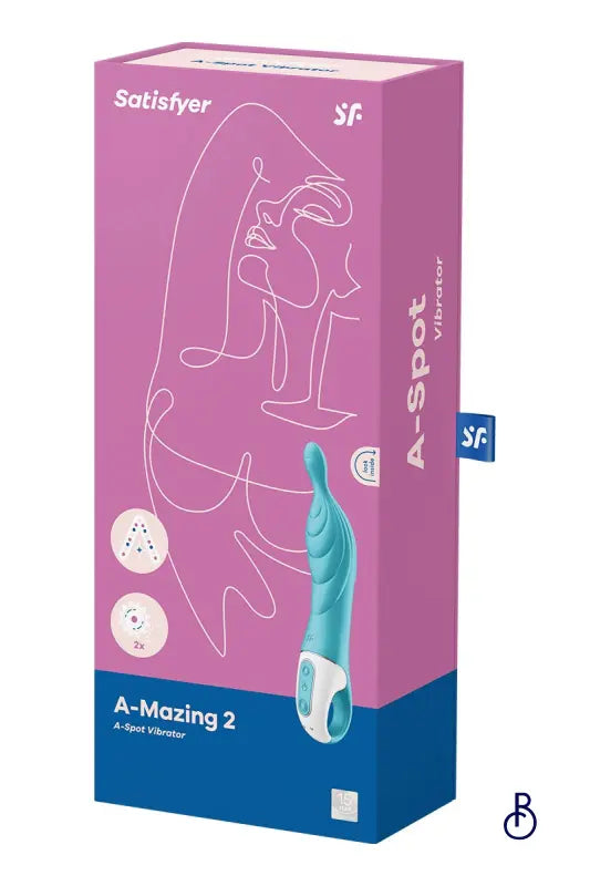 Vibromasseur A-Mazing 2 Turquoise - Satisfyer - Boudoir