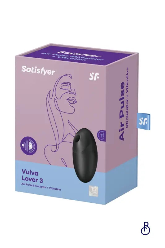 Double Stimulateur Vulva Lover 3 Noir - Boudoir Nimois