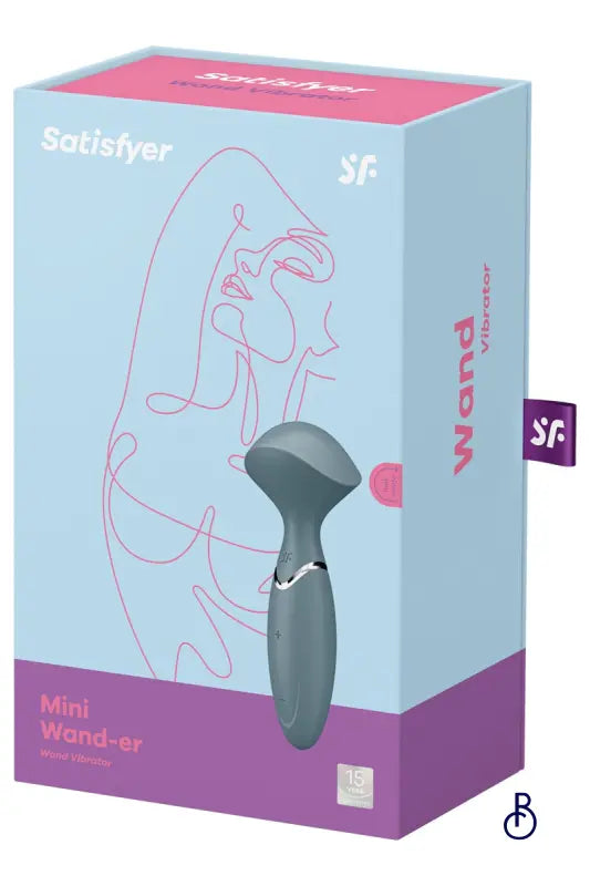 Mini Vibromasseur Wand-er Gris - Boudoir Nimois