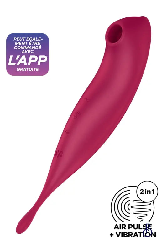 Stimulateur Satisfyer Twirling Rouge - Boudoir Nimois