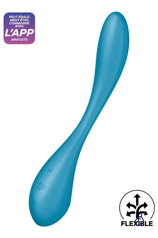 Vibromasseur G Spot Flex Bleu - Boudoir Nimois